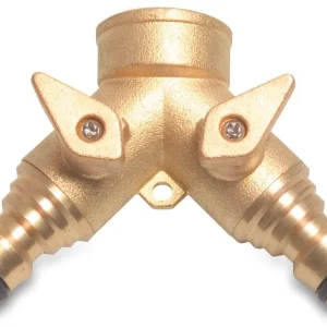 Profec Click connector brass Y-piece with 3/4" female thread