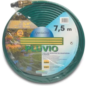 Spray hose male click green 7.5m Coil