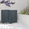 2 x 280 Litre Barletta Rainwater Wall Tank (Water Butt)