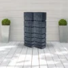 2 x 350 Litre Tower Stone Rainwater Wall Tank (Water Butt)